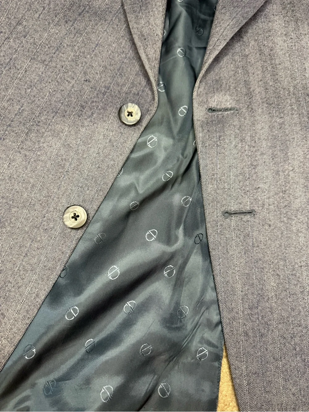 Dior Men's Heather Gray Sport Coat - Two-Button Blazer
